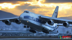 最大的运输机  安-225运输机 (机长：84米；翼